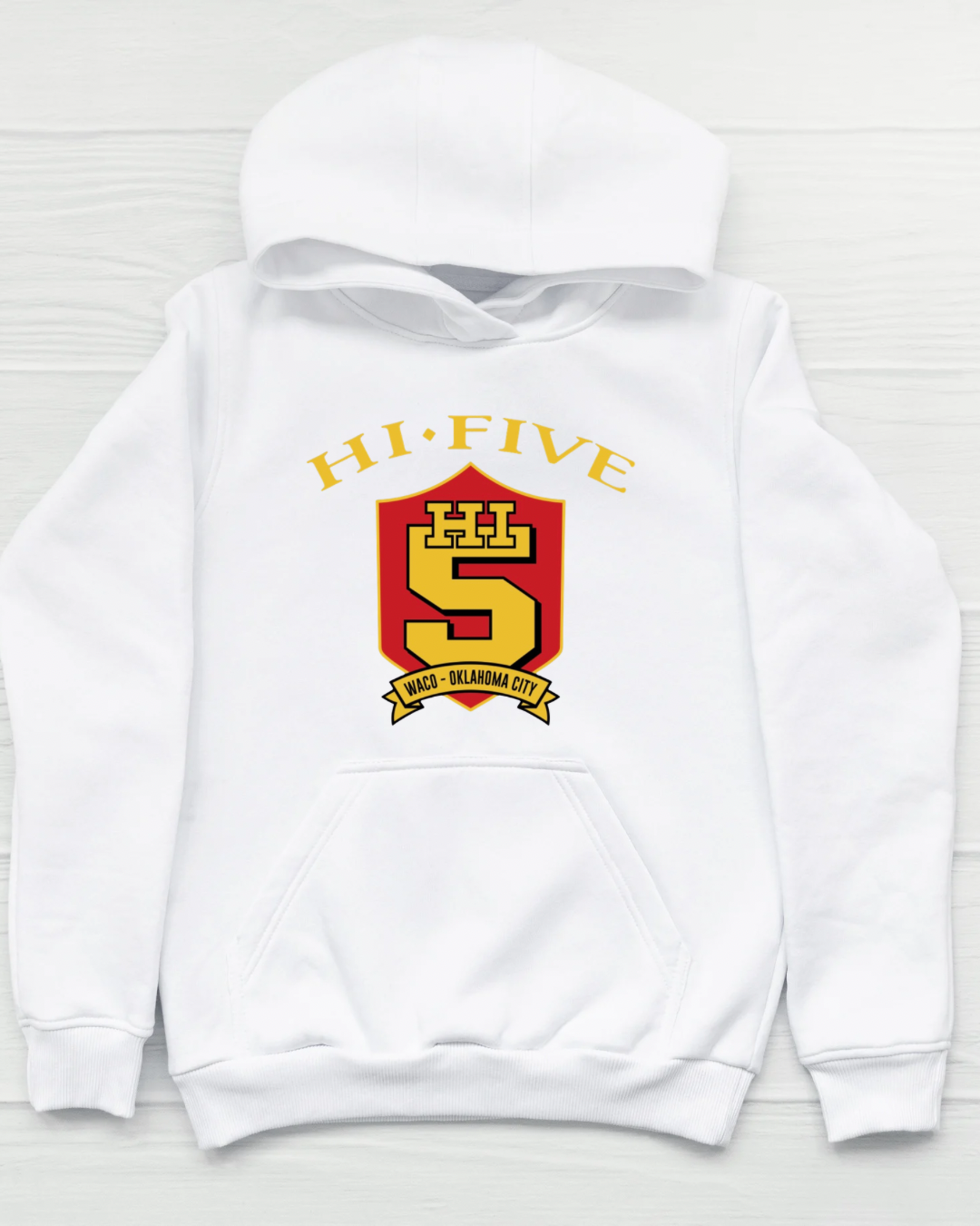 Hi-Five Legacy Crest Hoodie – Classic R&B Streetwear